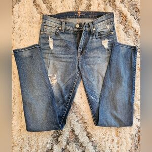 7 for all Mankind Jeans Faded Blue Size 27